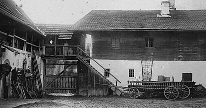 Landgasthof Spetzinger um 1900 - Landgasthof Spetzinger